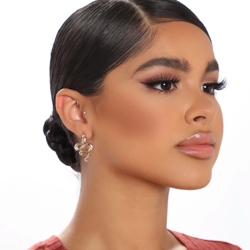Fashionnova// Snake Earrings
